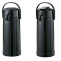 Black Plastic Eco-Air Airpot Pump Glass Lined / Decaf (2.2 Liter)